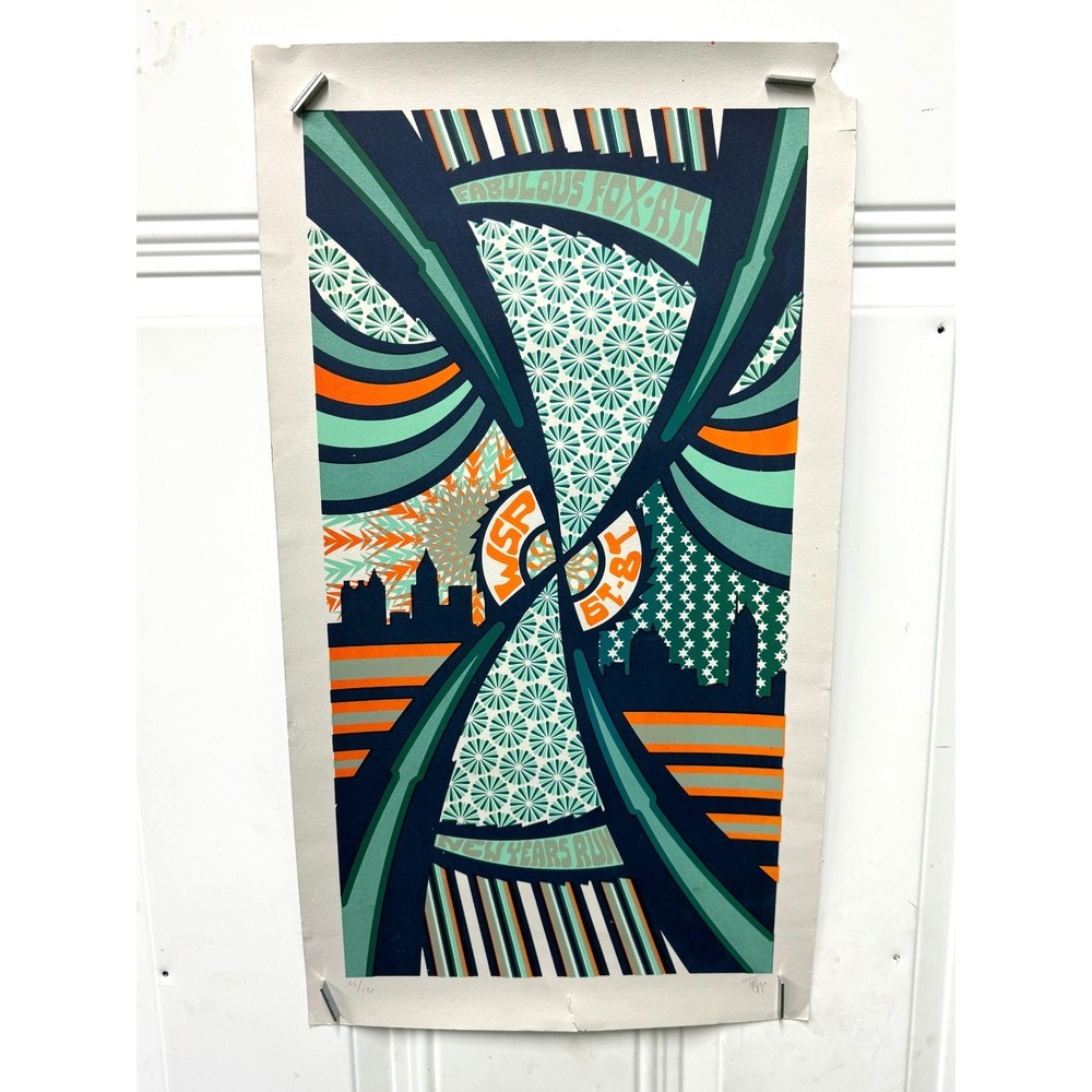 Widespread Panic 2018 2019 Atlanta Fabulous Fox New Years Eve Run Poster Print